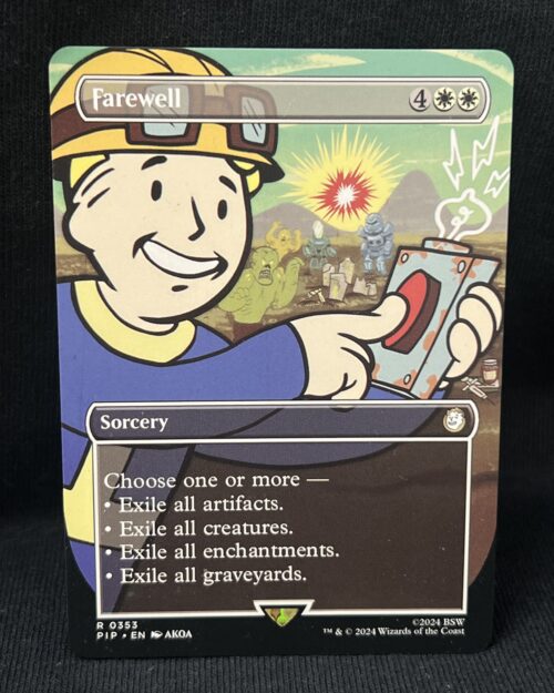 Farewell (Borderless) – MTG Proxy Universes Beyond: Fallout