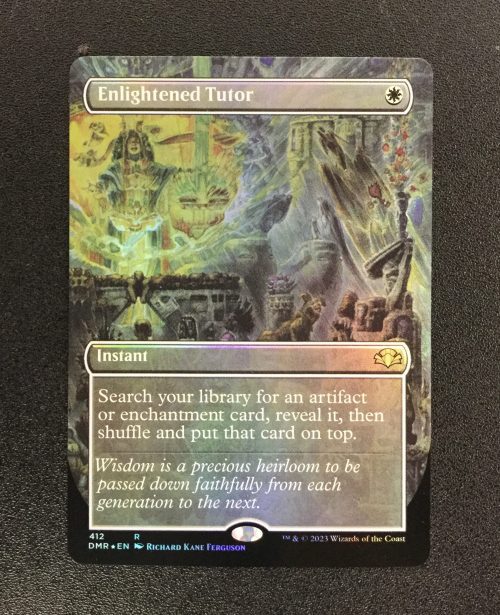 Enlightened Tutor (FOIL Borderless) - MTG Proxy Dominaria Remastered