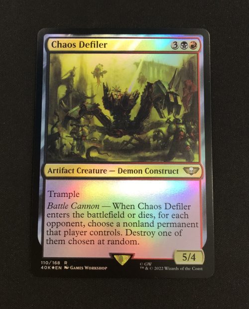 Chaos Defiler (FOIL) - MTG Proxy Universes Beyond: Warhammer 40,000