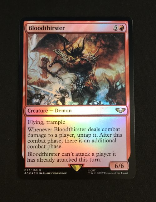 Bloodthirster (FOIL) - MTG Proxy Universes Beyond: Warhammer 40,000