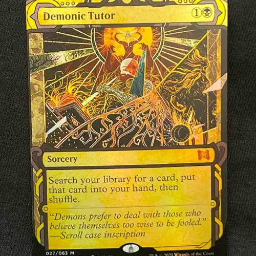 Demonic Tutor (FOIL) - MTG Proxy Strixhaven: Mystical Archives
