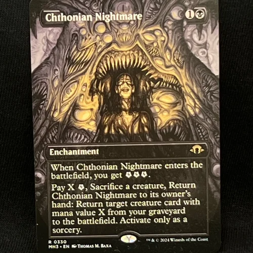 Chthonian Nightmare (Borderless) - MTG Proxy Modern Horizons 3