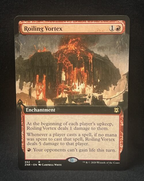 Roiling Vortex (Extended Art) - MTG Proxy Zendikar Rising