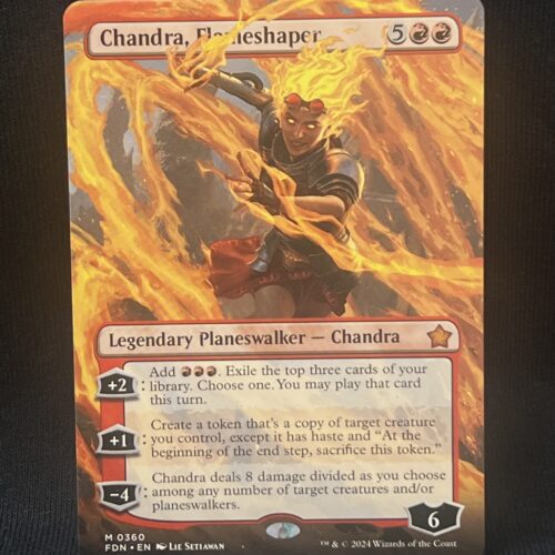 Chandra, Flameshaper (Borderless) - MTG Proxy Foundations