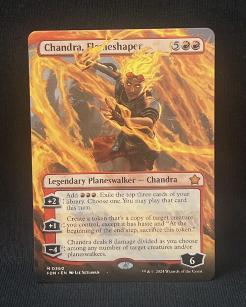 Chandra, Flameshaper (Borderless) - MTG Proxy Foundations