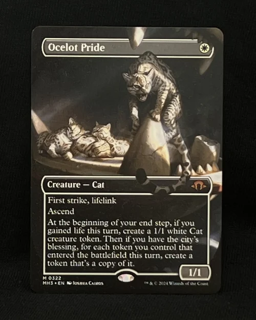 Ocelot Pride (Borderless) - MTG Proxy Modern Horizons 3