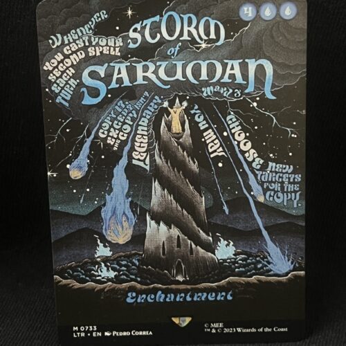 Storm of Saruman (Borderless Poster) - MTG Proxy Universes Beyond: The Lord of the Rings: Tales of Middle-earth