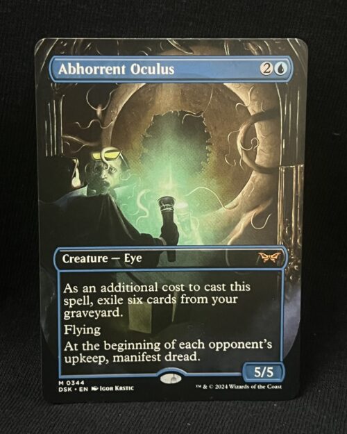 Abhorrent Oculus (Borderless) - MTG Proxy Duskmourn: House of Horror