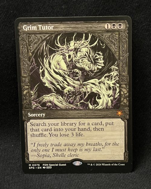 Grim Tutor (Showcase) - MTG Proxy Special Guests