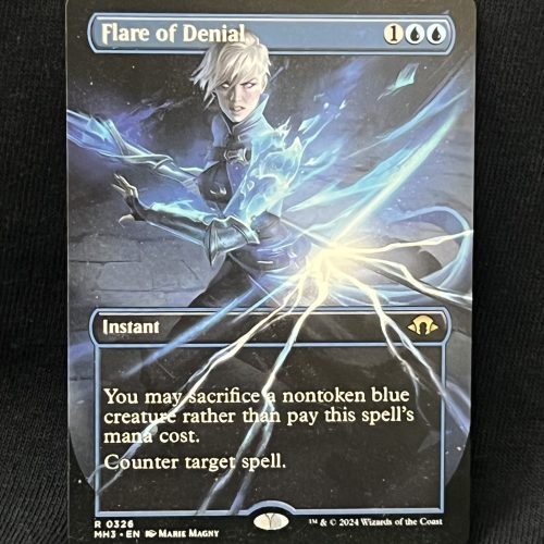 Flare of Denial (Borderless) - MTG Proxy Modern Horizons 3