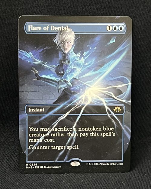 Flare of Denial (Borderless) - MTG Proxy Modern Horizons 3