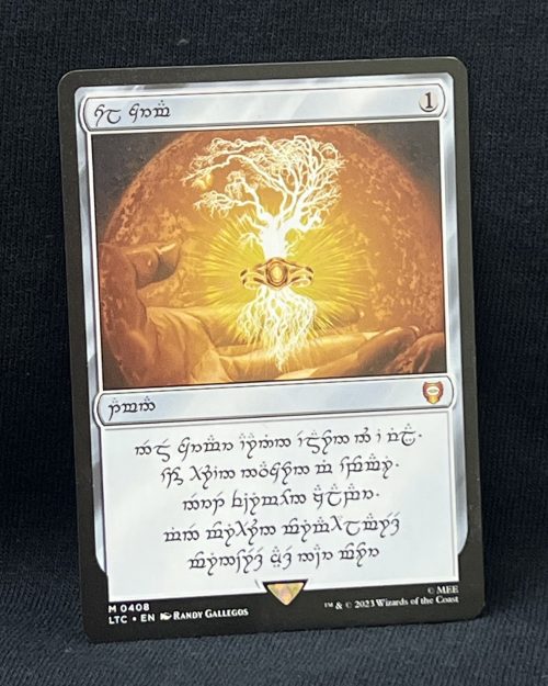 Sol Ring - Elven (0408) - MTG Proxy Commander: The Lord of the Rings: Tales of Middle-earth
