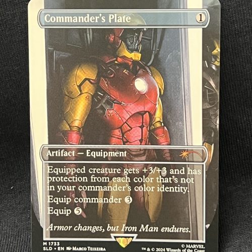 Commander's Plate (1733) - MTG Proxy Secret Lair Drop Series