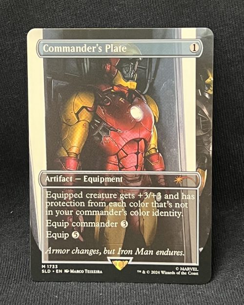 Commander's Plate (1733) - MTG Proxy Secret Lair Drop Series