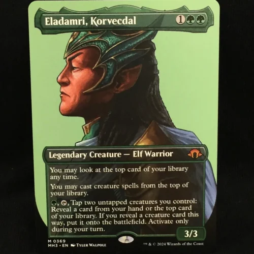 Eladamri, Korvecdal (Borderless) - MTG Proxy Modern Horizons 3