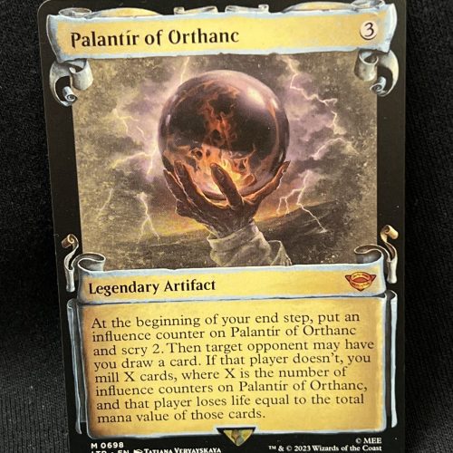 Palantir of Orthanc (Showcase Scrolls) - MTG Proxy Universes Beyond: The Lord of the Rings: Tales of Middle-earth