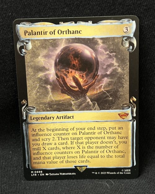 Palantir of Orthanc (Showcase Scrolls) - MTG Proxy Universes Beyond: The Lord of the Rings: Tales of Middle-earth