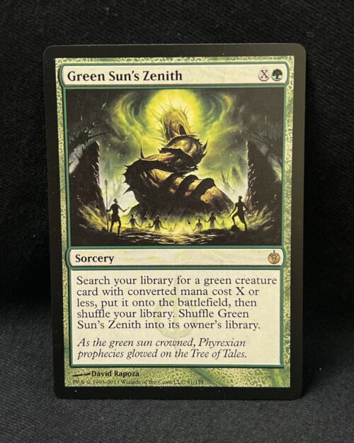 Green Sun's Zenith - MTG Proxy Mirrodin Besieged