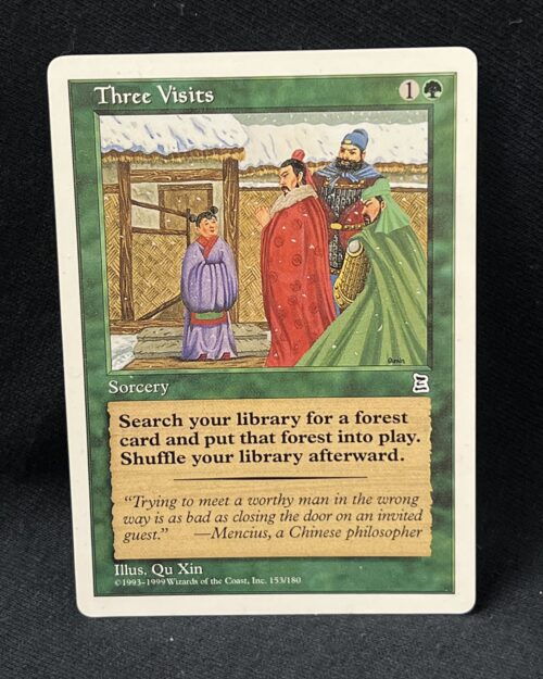 Three Visits - MTG Proxy Portal Three Kingdoms