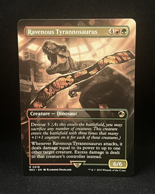 Ravenous Tyrannosaurus (Borderless) - MTG Proxy Universes Beyond: Jurassic World Collection