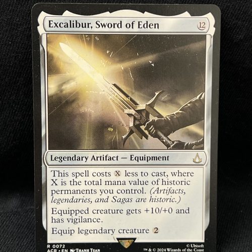 Excalibur, Sword of Eden - MTG Proxy Universes Beyond: Assassin's Creed