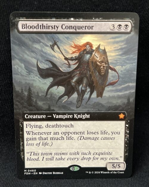 Bloodthirsty Conqueror (Extended Art) - MTG Proxy Foundations