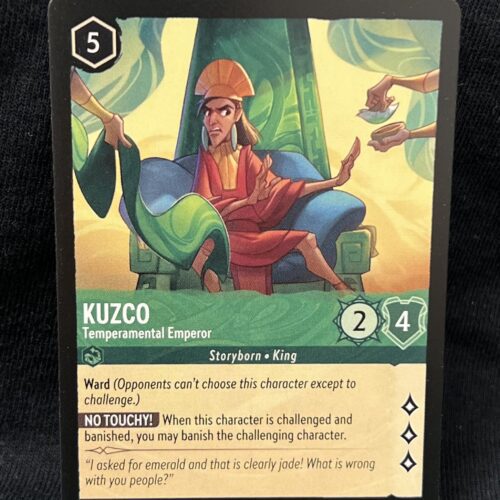 Kuzco - Temperamental Emperor - Disney's Lorcana Card Proxy