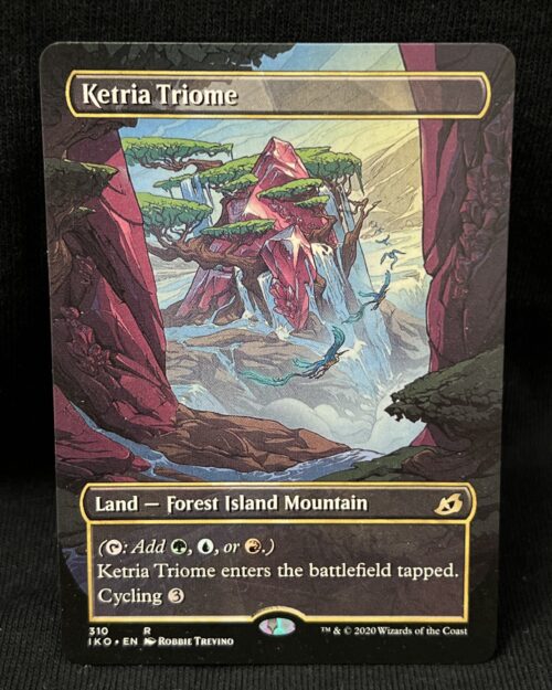 Ketria Triome (Showcase) - MTG Proxy Ikoria: Lair of Behemoths