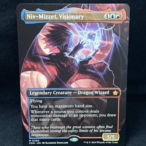 Niv-Mizzet, Visionary (Borderless) - MTG Proxy Foundations