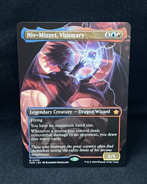 Niv-Mizzet, Visionary (Borderless) - MTG Proxy Foundations