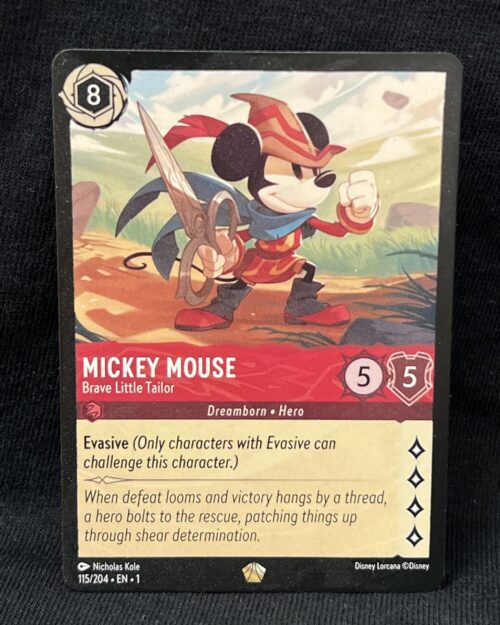Mickey Mouse - Brave Little Tailor - Disney's Lorcana Card Proxy