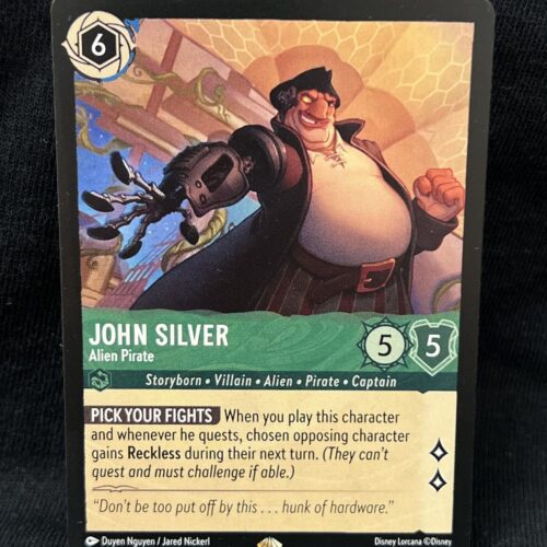John Silver - Alien Pirate - Disney's Lorcana Card Proxy