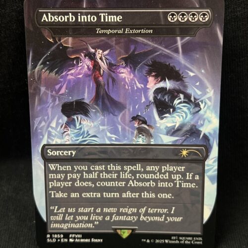 Absorb into Time - Temporal Extortion - MTG Proxy SLD